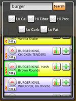 game pic for Mobile Kung Fu Personal Food Manager